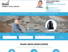 Tablet Screenshot of libelleteknikservis.com